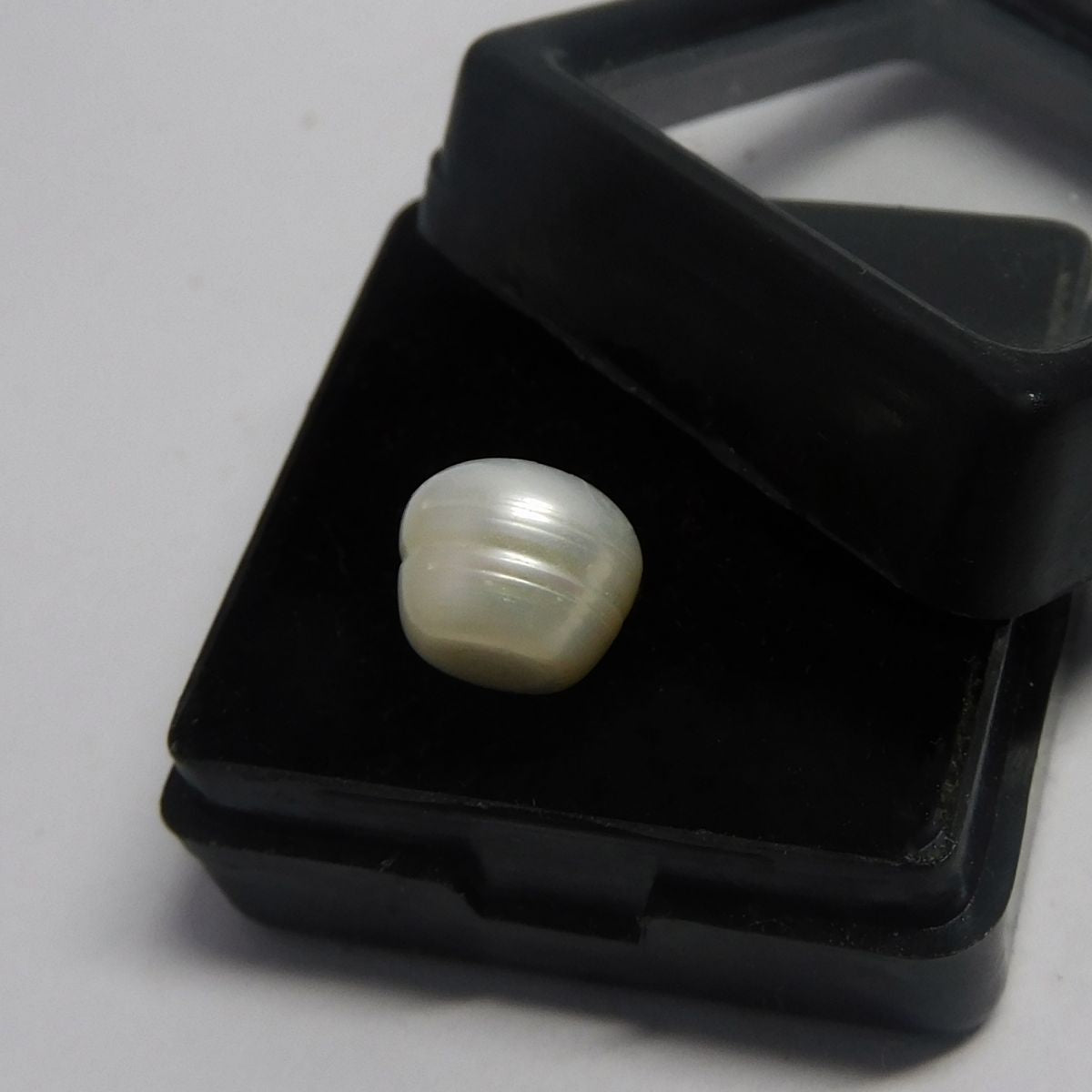 CERTIFIED 3.85 Ct White Mabe Natural Pearl Loose Gem South Pacific SEA Round Cut