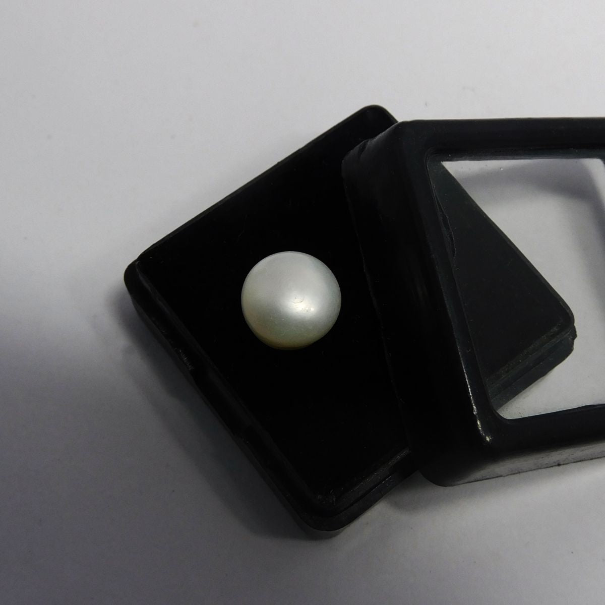 CERTIFIED 3.85 Ct White Mabe Natural Pearl Loose Gem South Pacific SEA Round Cut