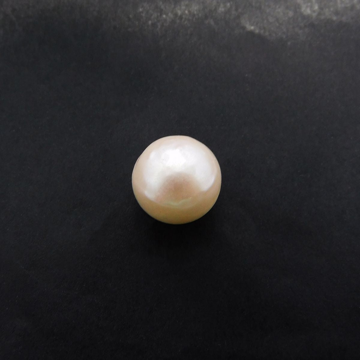 Natural White Pearl 6.30 Ct CERTIFIED Mabe South Pacific SEA Round Cut Loose Gem