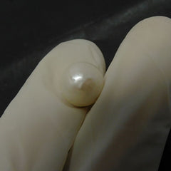 Natural White Pearl 6.30 Ct CERTIFIED Mabe South Pacific SEA Round Cut Loose Gem