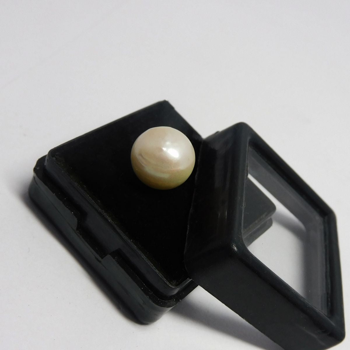 Natural White Pearl 6.30 Ct CERTIFIED Mabe South Pacific SEA Round Cut Loose Gem