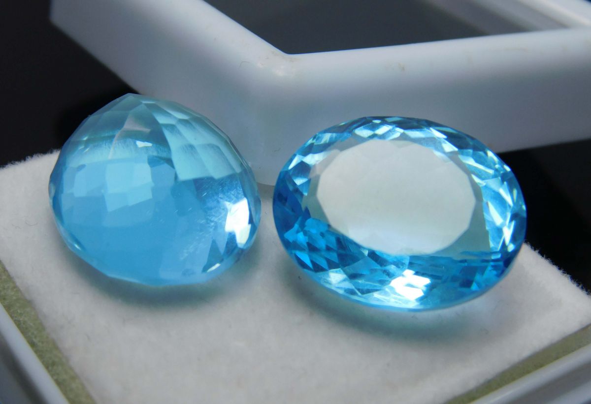 Oval Shape 31 Ct Natural Ocean Certified Loose Gemstone A++ Aquamarine Blue