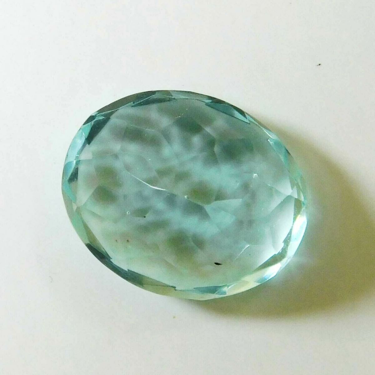 Natural Blue Aquamarine Oval Cut 7 Ct  Loose Rare Certified Gemstone Free Ship