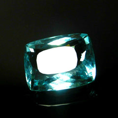 51.23 Ct Blue Aquamarine Loose Gemstone CERTIFIED Cushion Cut Huge Size AAAA++