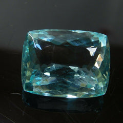 51.23 Ct Blue Aquamarine Loose Gemstone CERTIFIED Cushion Cut Huge Size AAAA++