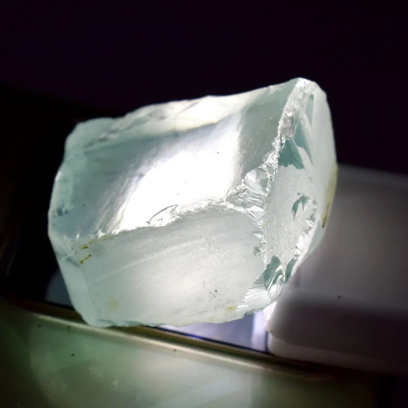 Blue Aquamarine Rough Gemstone high clarity rough