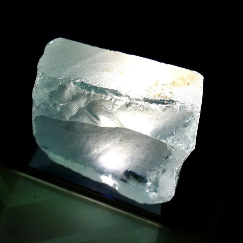 Blue Aquamarine Rough Gemstone unpolished loose stone