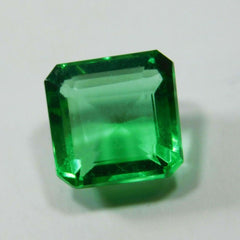 Natural Certified Green Peridot Square Shape 6.75 ct Loose Gemstone