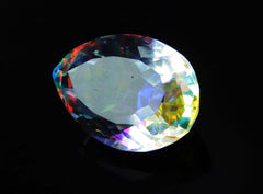 20.85 Carat CERTIFIED Loose Gemstone A+ Mystic Topaz Emerald Shape