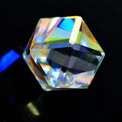 Lab-Created Topaz Fancy Cut CERTIFIED A++ Rainbow Mystic 102.6 Ct Loose Gemstone