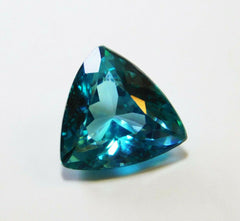 Certified Montana Sapphire 9.6 Ct Natural Loose Gemstone Blue Green Trillion Cut