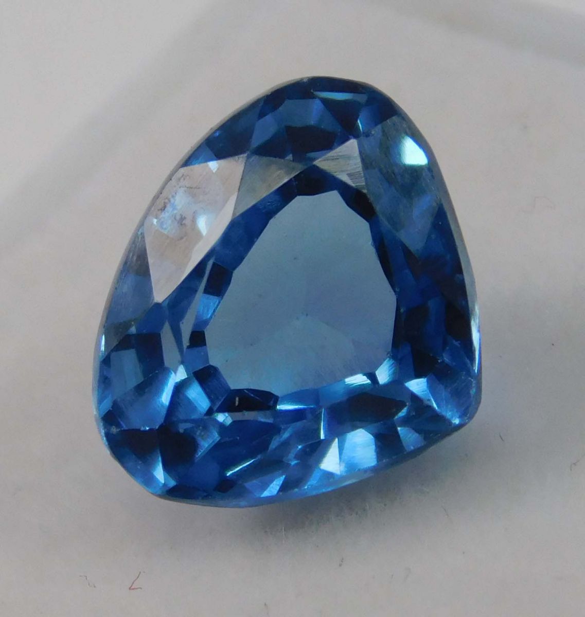 Ceylon Natural Sapphire CERTIFIED Loose Gemstone 8 Ct Blue Sapphire Pear Shape