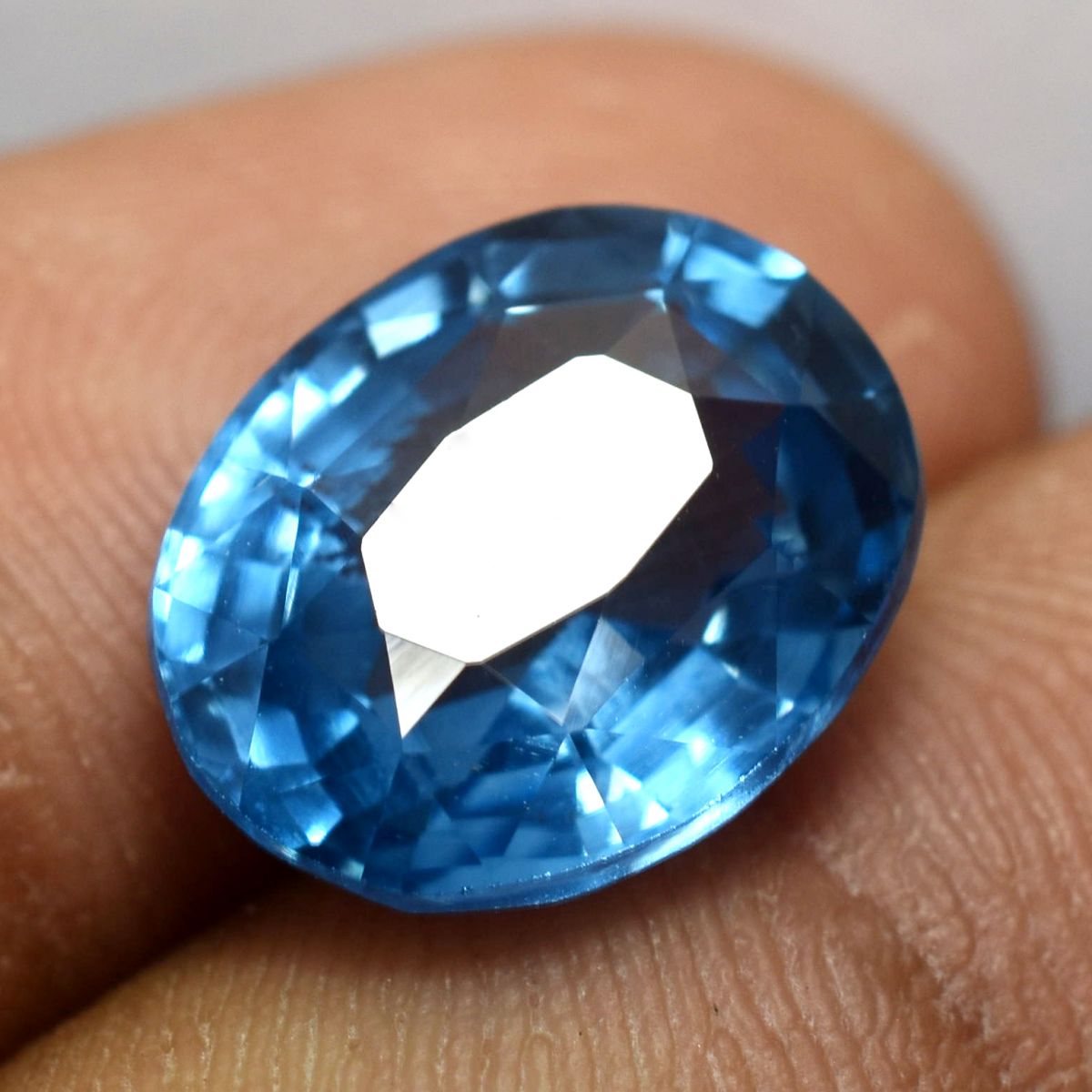 Top Quality A+ Blue Sapphire Brilliant Oval Cut 9.14 Ct Loose Gemstone CERTIFIED