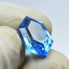 Sapphire 10.40 Ct Fancy Cut CERTIFIED Loose Gemstone Genuine Light Blue Natural.