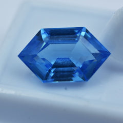 Sapphire 10.40 Ct Fancy Cut CERTIFIED Loose Gemstone Genuine Light Blue Natural.