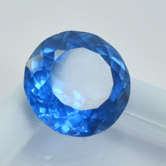 Natural Round Ring Size Sapphire 5.15 Ct Blue Sapphire CERTIFIED Loose Gemstone