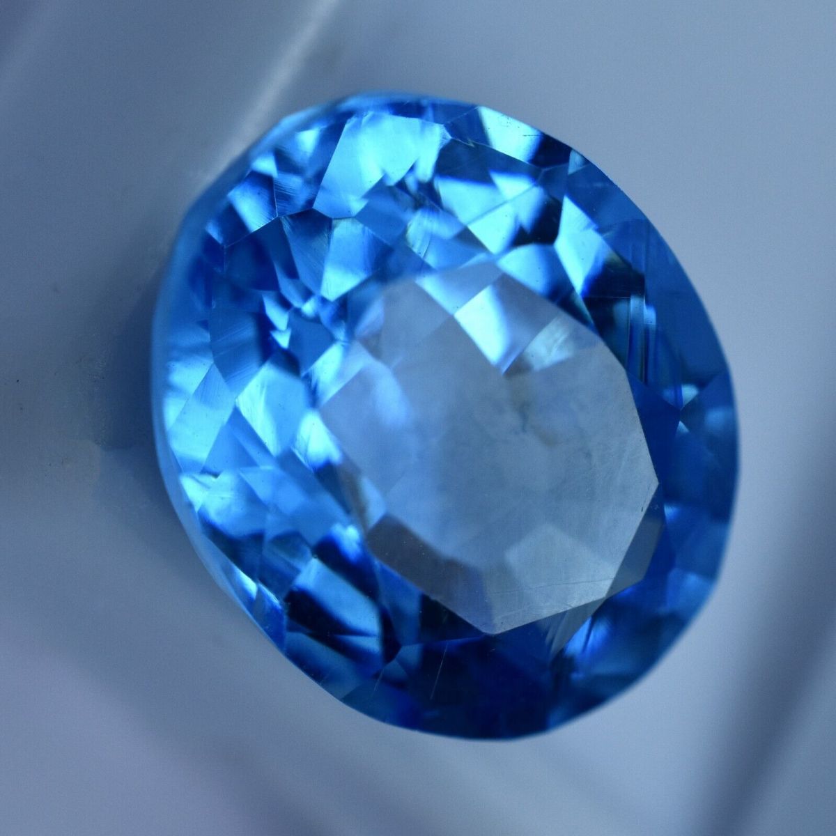 Top Quality AAA++Blue Sapphire NATURAL 11.3 Ct Oval Cut Loose CERTIFIED Gemstone