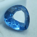 10.05 carat pear-cut real sapphire.