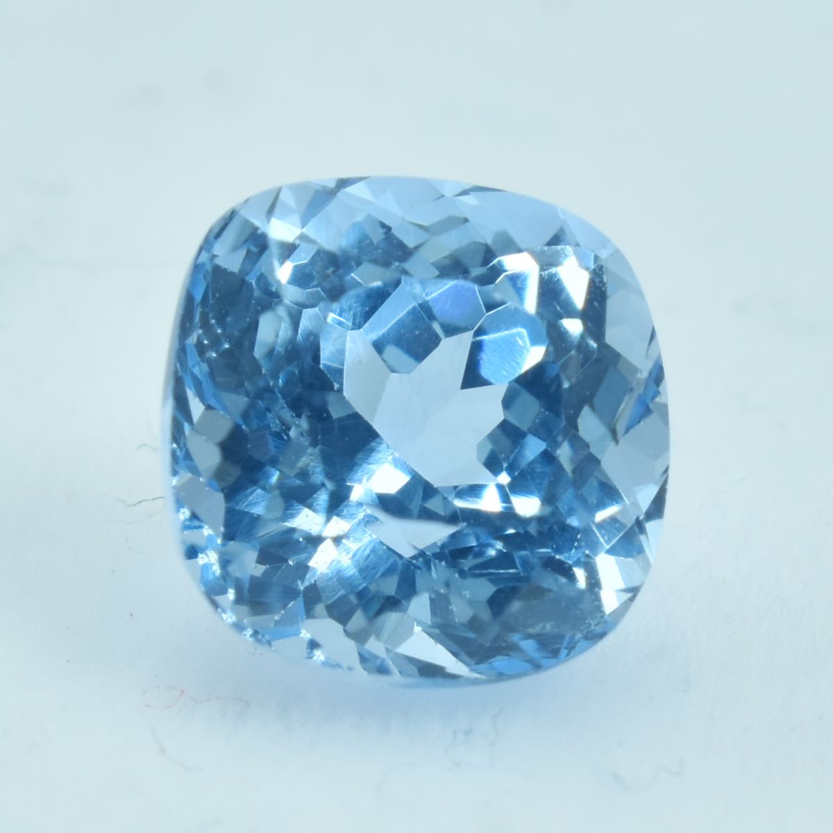 3.20 Carat Natural Sapphire Blue CERTIFIED Square Cushion Cut Loose Gemstone