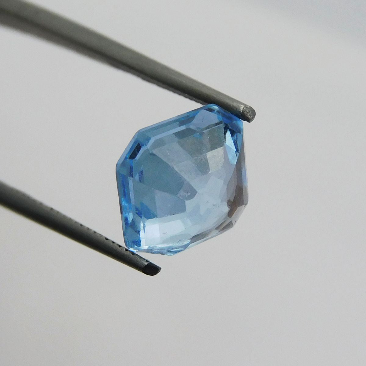 Natural CERTIFIED Sapphire Blue 2.65 Ct Loose Gemstone Square Shape Ring Size
