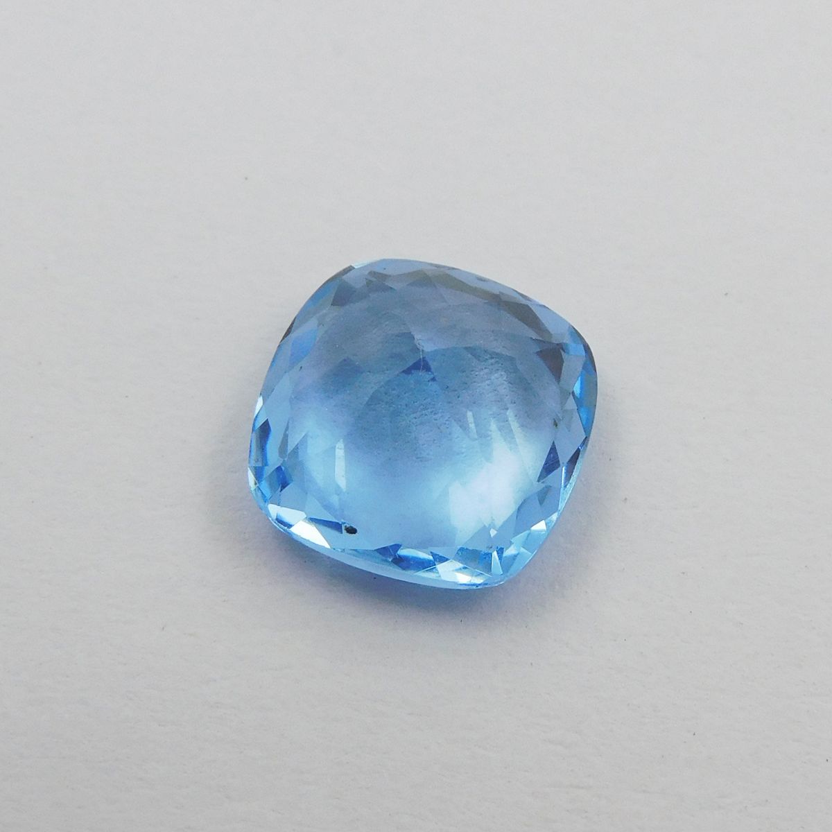 6.75 Ct Loose Gemstone CERTIFIED Square Cushion Cut Jwelery Making Sapphire Blue