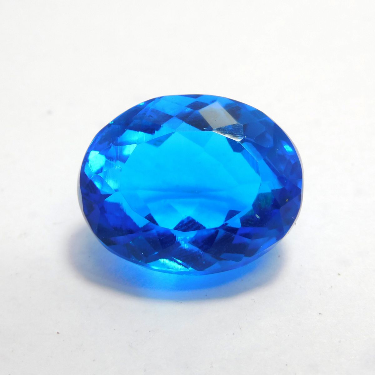 Lite Blue Sapphire Natural CERTIFIED 17.70 Ct Loose Gemstone Beautiful Oval Cut