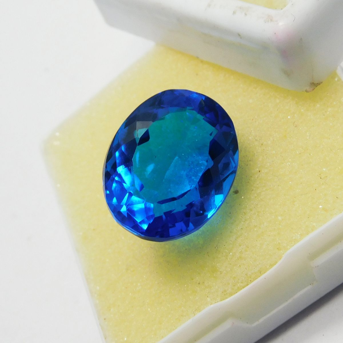 Lite Blue Sapphire Natural CERTIFIED 17.70 Ct Loose Gemstone Beautiful Oval Cut