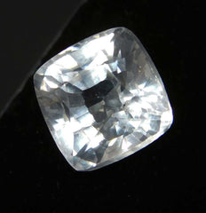 5 Ct Natural White Sapphire Cushion Shape Certified Loose Gemstones