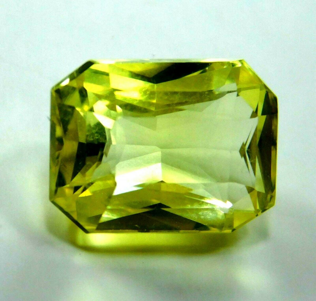Yellow Emerald Cut Ring Size CERTIFIED 9.15 Ct Natural Sapphire Loose Gemstone