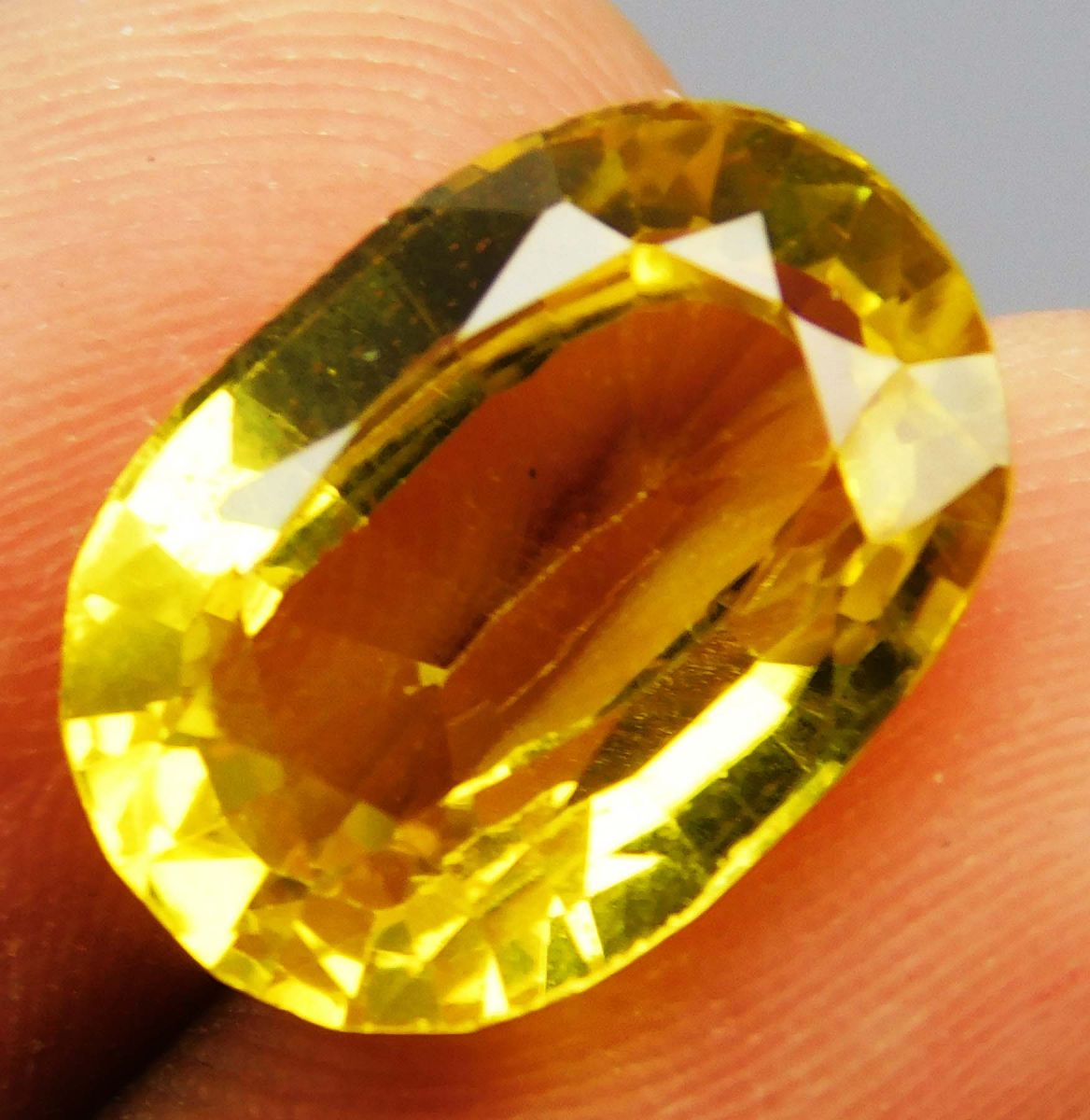 Ceylon Sri Lanka Yellow Sapphire Oval Cut 8.15 Ct Natural Loose Gemstone