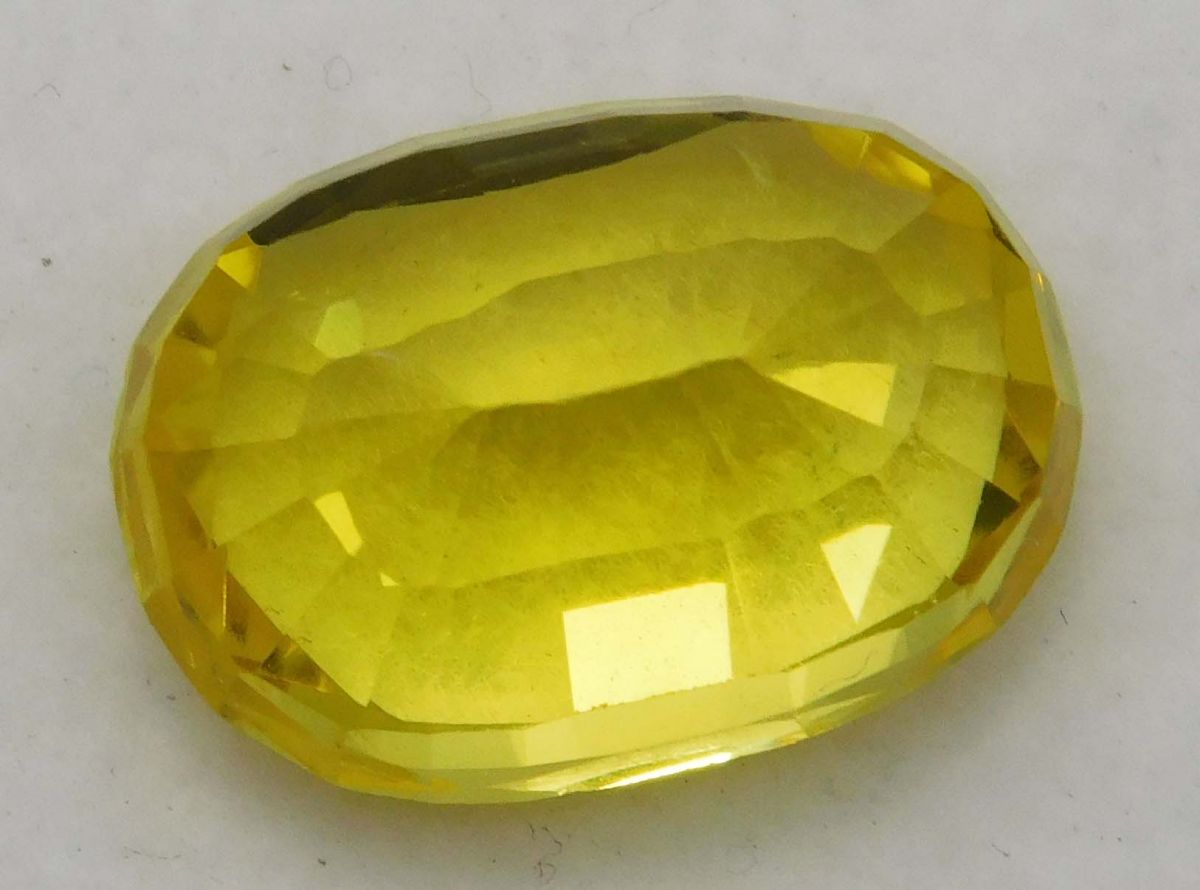 Ceylon Sri Lanka Yellow Sapphire Oval Cut 8.15 Ct Natural Loose Gemstone