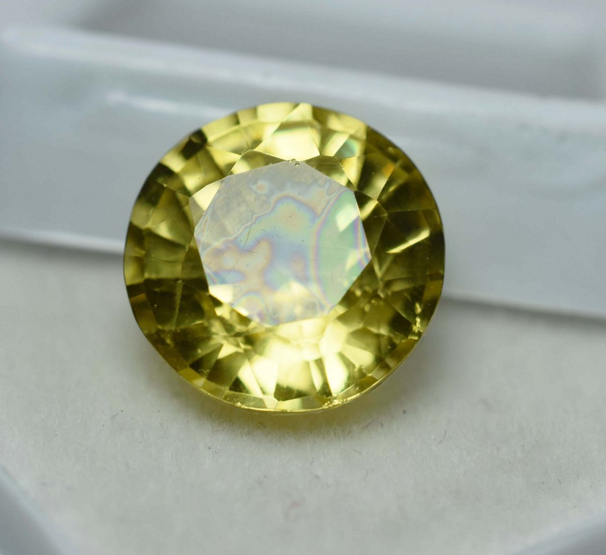 8.25 Ct Natural SAPPHIRE Yellow Round Cut CERTIFIED Ring Size Loose Gemstone