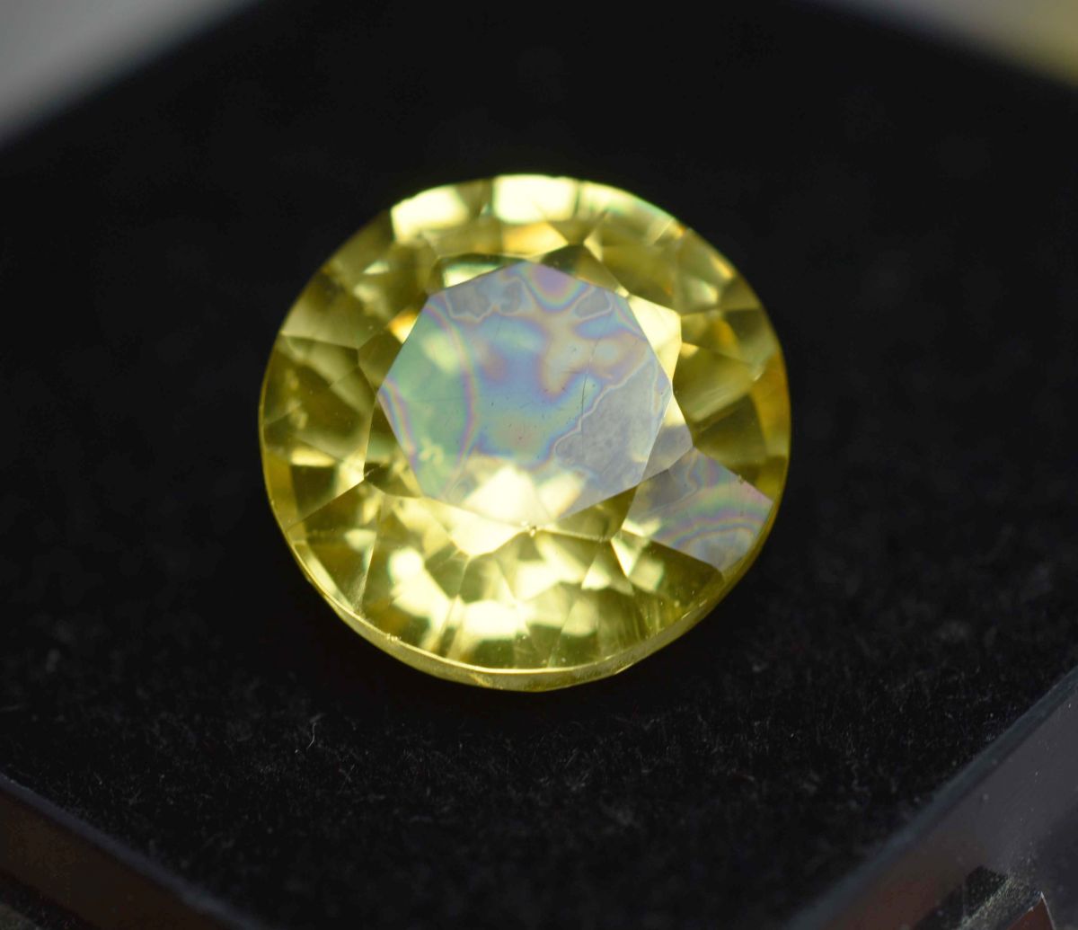 8.25 Ct Natural SAPPHIRE Yellow Round Cut CERTIFIED Ring Size Loose Gemstone