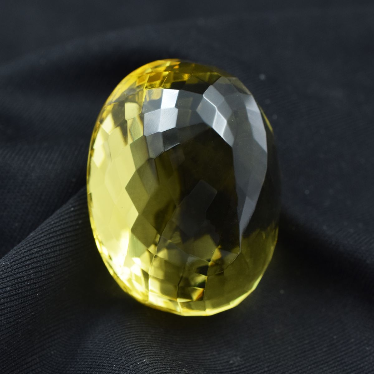 Yellow Topaz 100.00 Ct Natural Oval Cut Gemstone CERTIFIED