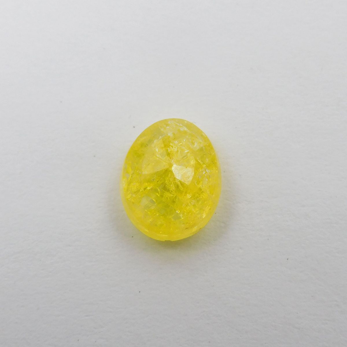 5.80 Ct Natural Yellow SAPPHIRE Oval Shape CERTIFIED Loose Gemstone