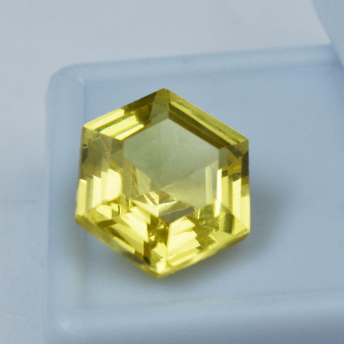 AAA+ CERTIFIED Yellow Sapphire Rare Fancy Cut 9.90 Ct Natural Loose Gemstone