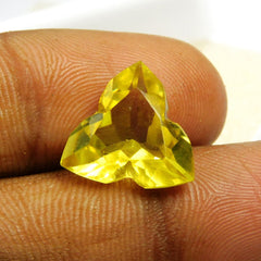 CERTIFIED 8.8 Ct Natural Ceylon Yellow Sapphire Fancy Cut Perfect Loose Gemstone