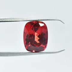 11.00 Ct Natural  Padparadscha Sapphire Cushion Cut CERTIFIED Loose Gemstone