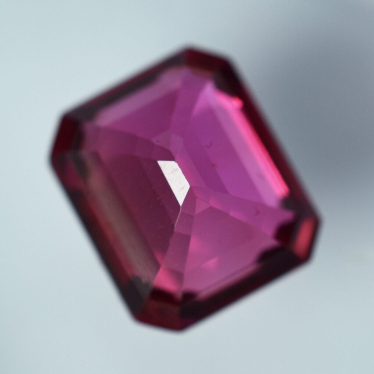 6.90 Ct Natural Sapphire Gemstone Padparadscha Certified Emerald Cut SAPPHIRE