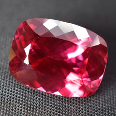 12.40 Ct Natural Sapphire CERTIFIED Loose Gemstone Padparadscha Cushion Shape