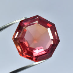 23.35 Ct Natural Padparadscha SAPPHIRE Fancy Cut CERTIFIED Loose Gemstone