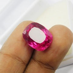 Gorgeous 15.3 Ct Cushion Cut Pink Ruby Natural CERTIFIED Loose Gemstone For Ring m-1116-h