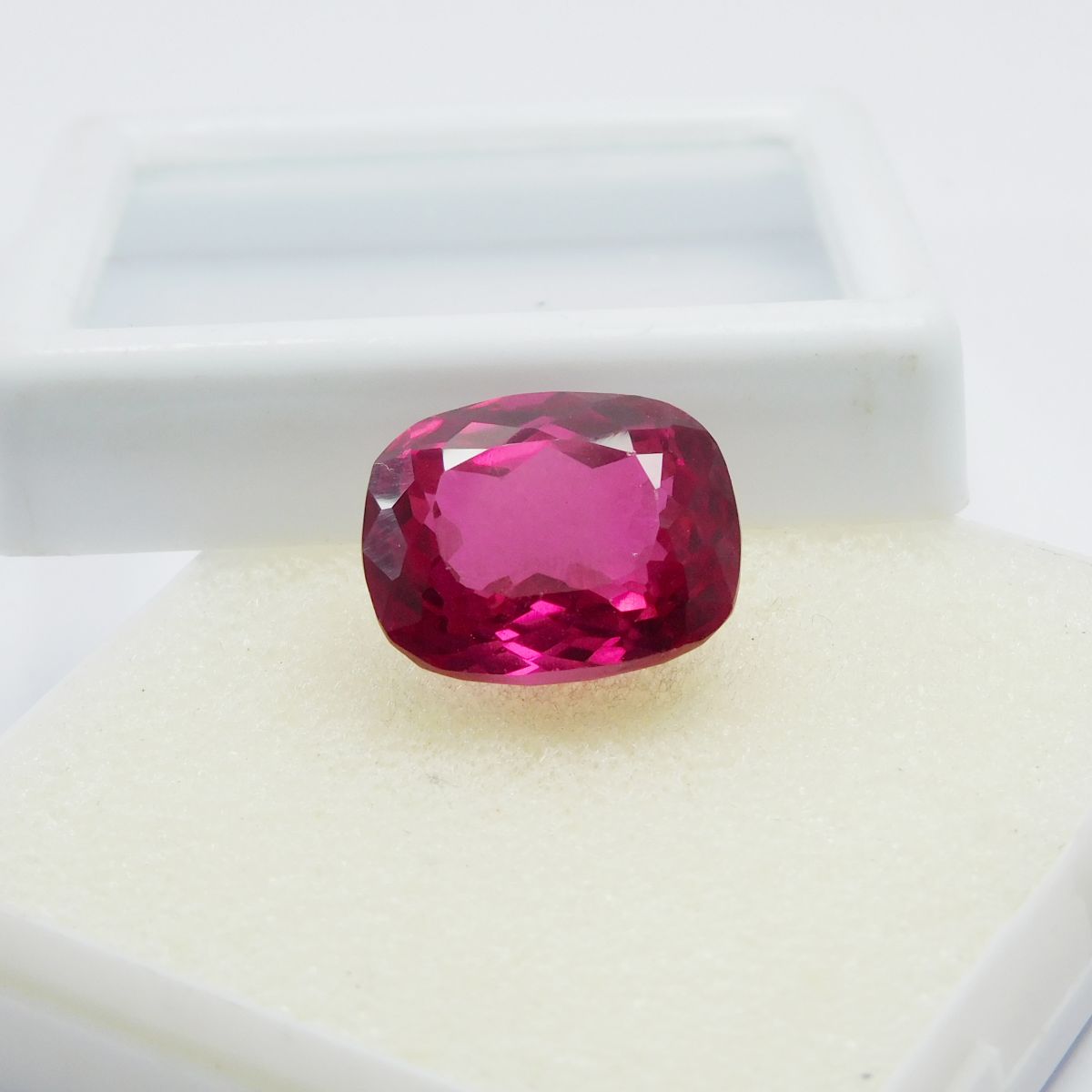 Gorgeous 15.3 Ct Cushion Cut Pink Ruby Natural CERTIFIED Loose Gemstone For Ring m-1116-h