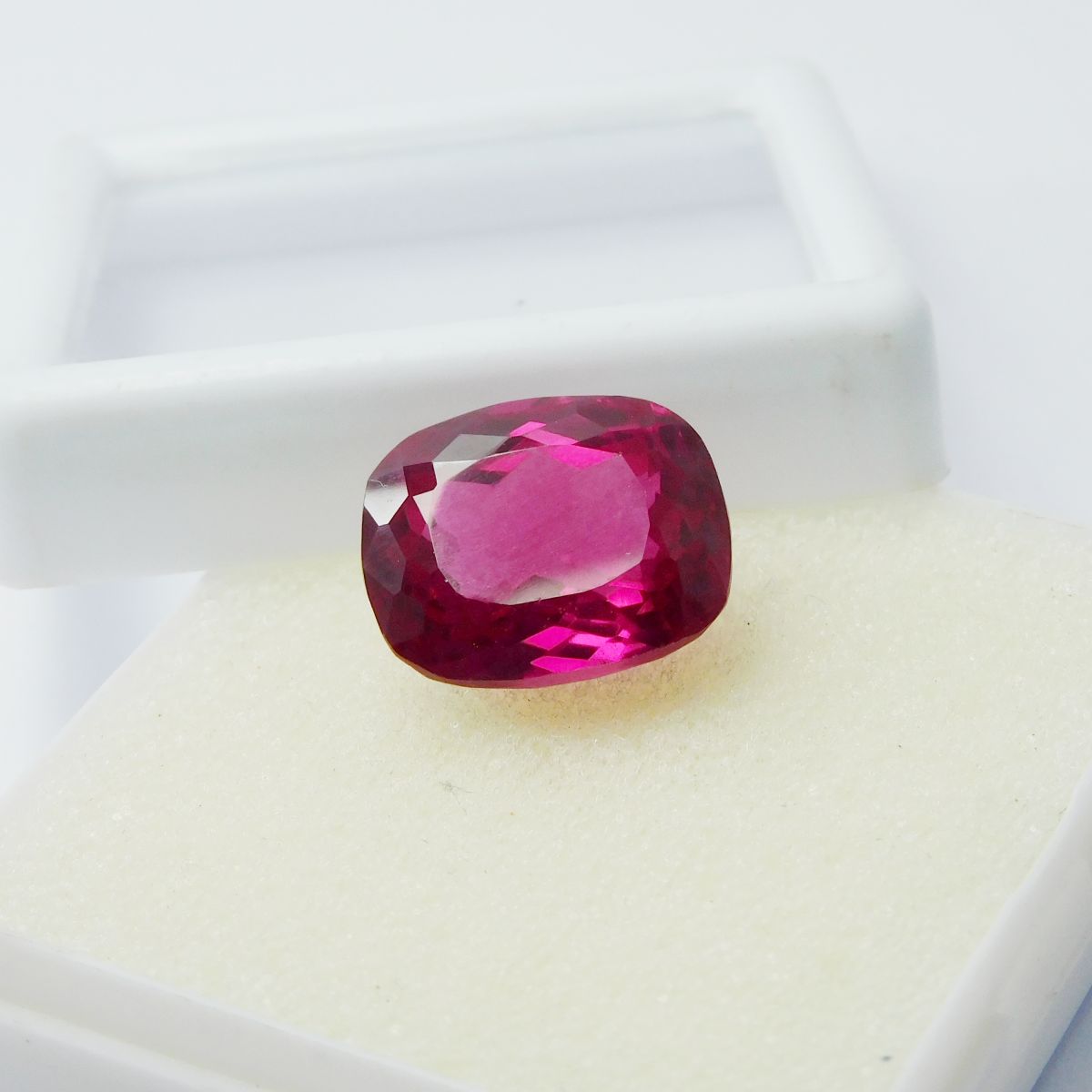 Gorgeous 15.3 Ct Cushion Cut Pink Ruby Natural CERTIFIED Loose Gemstone For Ring m-1116-h