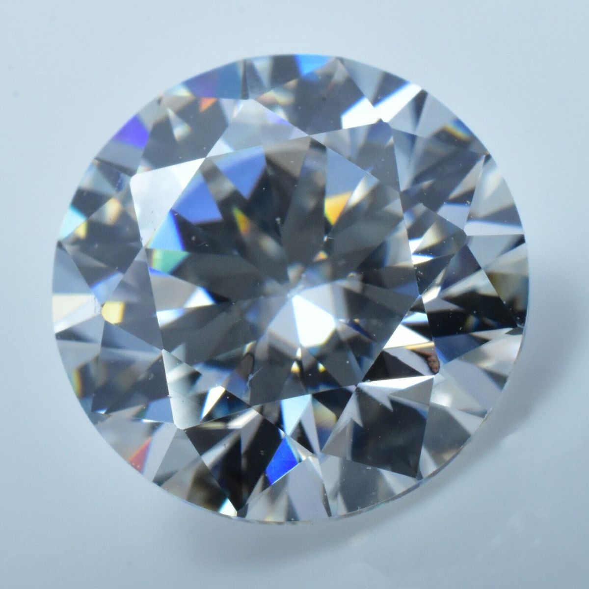 1 mm Synthetic Moissanite AA++ VVSI D Color CERTIFIED Round Loose Gemstone Pair