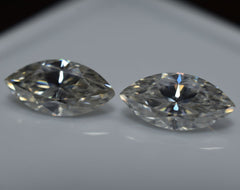 0.20 Ct Marquise Cut Synthetic Moissanite Gemstone CERTIFIED D Color VVS1 Pair