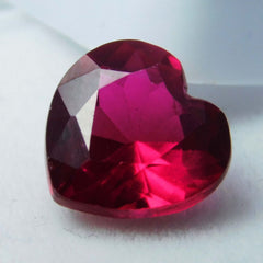 3.85 Ct Natural Red Ruby Brilliant Heart Shape CERTIFIED Loose Gemstone