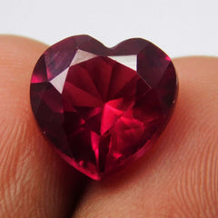 3.85 Ct Natural Red Ruby Brilliant Heart Shape CERTIFIED Loose Gemstone