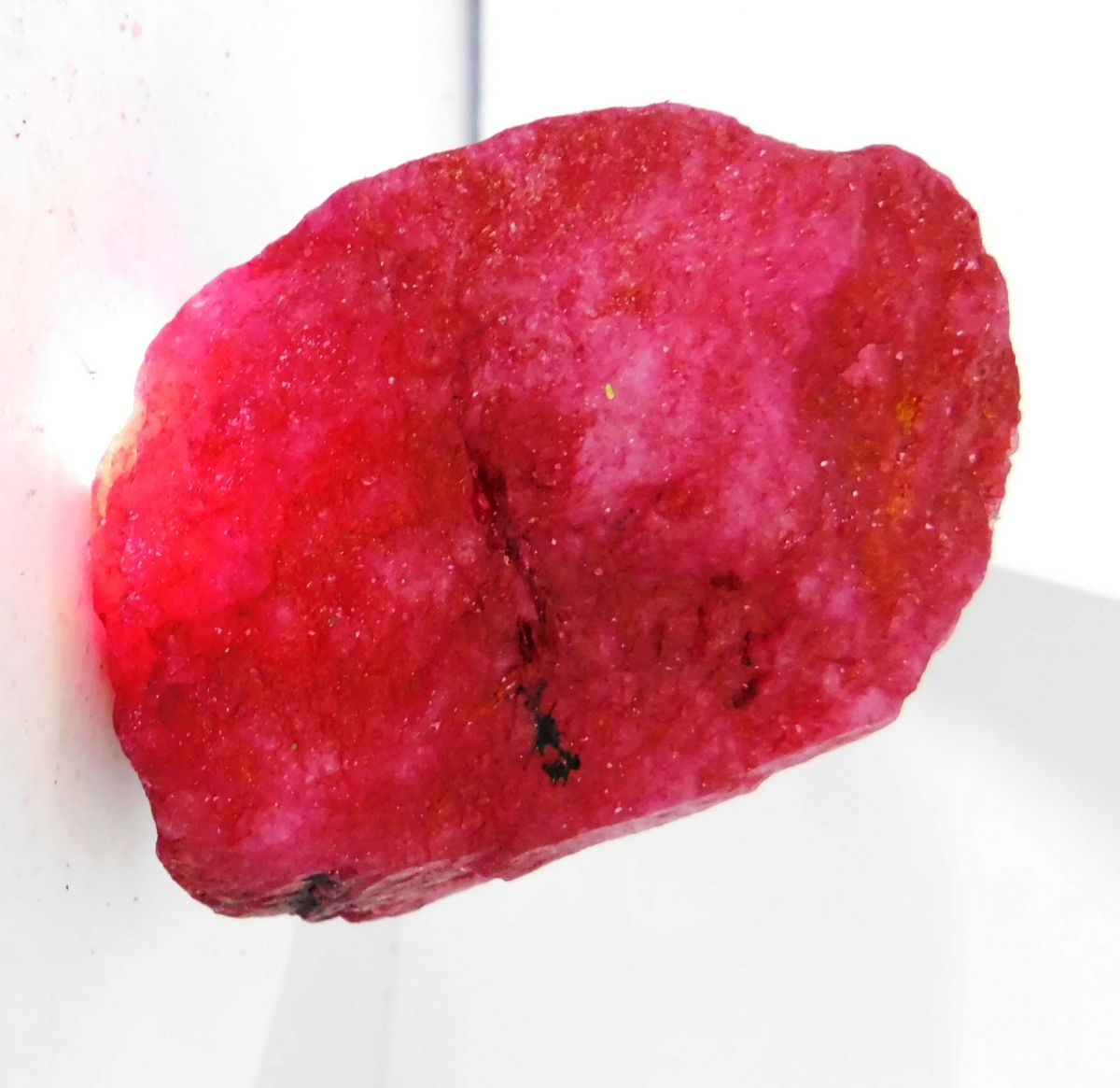 713 Ct Natural Red Ruby Huge Rough Earth Mined CERTIFIED Loose Gemstone