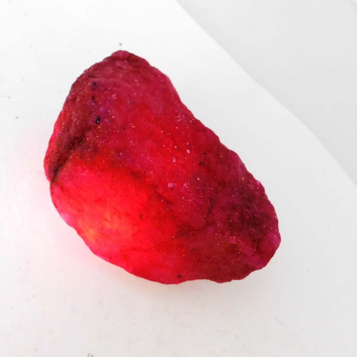 713 Ct Natural Red Ruby Huge Rough Earth Mined CERTIFIED Loose Gemstone